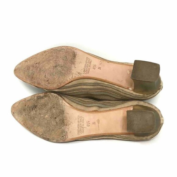 D'Rossana Charna Classic Pumps Beige Leather 8.5 N - Picture 8 of 8